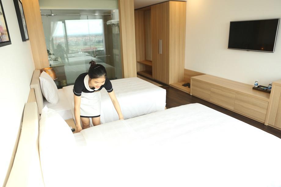 Ha Huy Hotel Ha Tinh Esterno foto